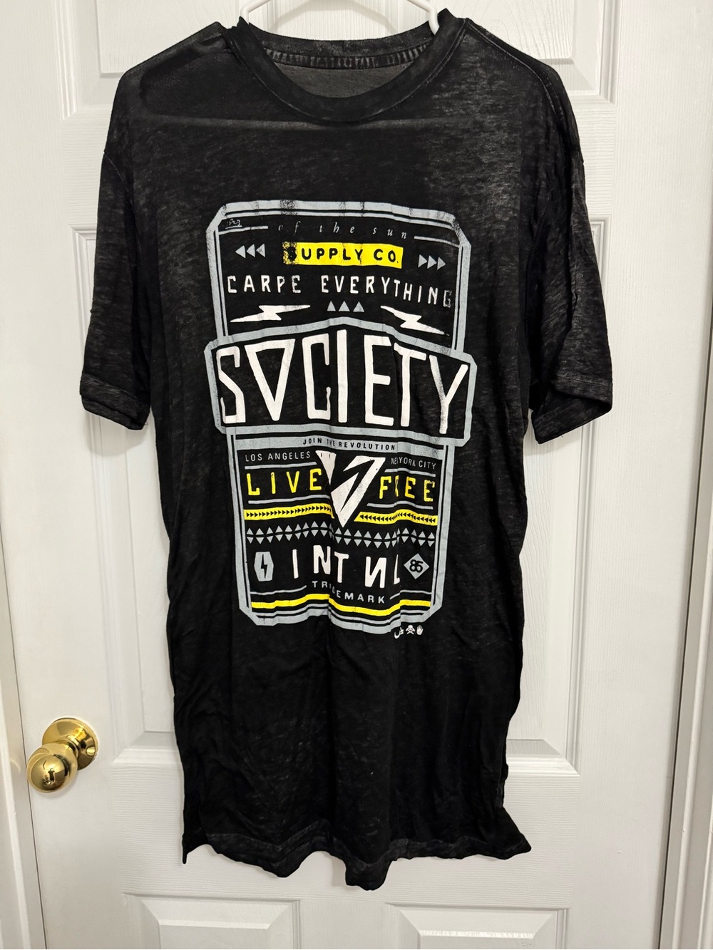 Society Y2K Graphic Black Men's Tee -